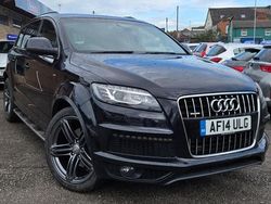 Black Used 2014 Audi Q7 S-line plus SUV | £8,995 (Good price)