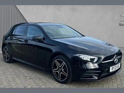 Black Used 2021 Mercedes A250 AMG line Hatchback | £20,890 (Fair price)