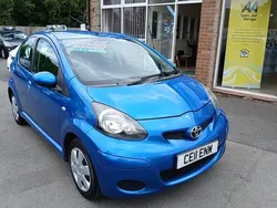 Blue Used 2011 Toyota Aygo Hatchback | £2,495 (Fair price)