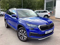 Energy blue Used 2022 Skoda Kodiaq SE Drive SUV | £22,995 (Fair price)