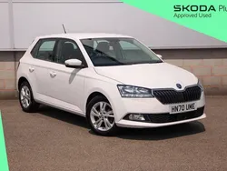 White Used 2020 Skoda Fabia SE Hatchback | £10,490 (Fair price)
