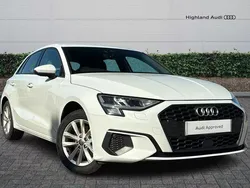 White Used 2020 Audi A3 Hatchback | £18,985 (Fair price)