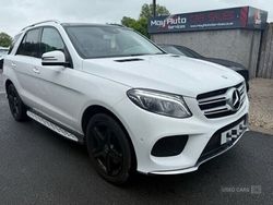 White Used 2016 Mercedes GLE250 AMG line SUV | £19,995 (A bit pricey)