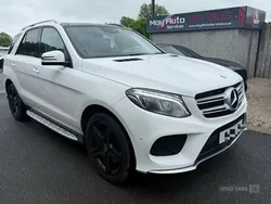 White Used 2016 Mercedes GLE250 AMG line SUV | £19,995 (Fair price)