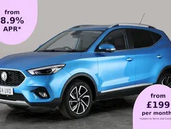 Blue Used 2023 MG ZS Exclusive Sedan | £15,050 (Fair price)