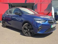 Blue Used 2021 Vauxhall Corsa-e Elite Hatchback | £10,195 (Fair price)