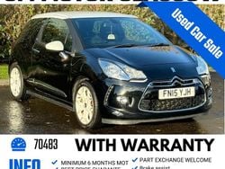 Black Used 2015 Citroën DS3 PureTech Hatchback | £2,998 (Fair price)