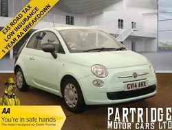 Green Used 2014 Fiat 500 Pop Hatchback | £4,750 (Fair price)