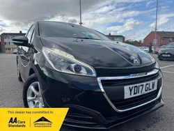 Black Used 2017 Peugeot 208 Active Hatchback | £4,595 (Fair price)