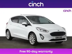 White Used 2019 Ford Fiesta Titanium Hatchback | £10,449 (Fair price)