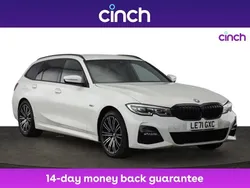 White Used 2022 BMW 330e M Sport Estate | £24,999 (Good price)