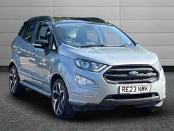 Solar silver Used 2023 Ford Ecosport ST-Line SUV | £14,195 (Fair price)