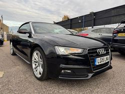 Black Used 2015 Audi A5 Cabriolet S-Line Cabriolet | £8,899 (Fair price)