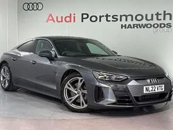 Grey Used 2022 Audi e-tron GT quattro Comfort Sedan | £38,290 (A bit pricey)