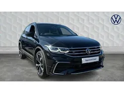 Black Used 2022 VW Tiguan R-line SUV | £31,850 (A bit pricey)