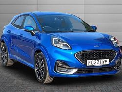 Desert island blue Used 2022 Ford Puma ST-Line Hatchback | £19,250 (Fair price)
