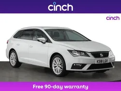 White Used 2018 Seat Leon SE Dynamic Estate | £9,899 (Fair price)