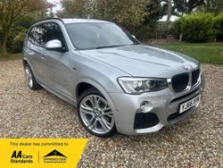 Silver Used 2016 BMW X3 M Sport SUV | £13,995 (Fair price)