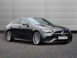 Grey Used 2022 Mercedes C200 AMG Line Premium Sedan | £25,690 (Fair price)