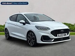 White Used 2022 Ford Fiesta ST-Line Hatchback | £14,999 (Fair price)