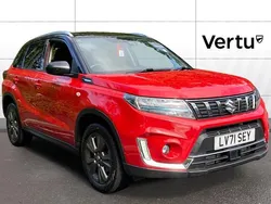 Red Used 2021 Suzuki Vitara SZ-T SUV | £14,103 (Good price)