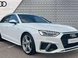 White Used 2023 Audi A4 S-Line Estate | £29,524 (A bit pricey)