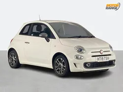 White Used 2019 Fiat 500 S Hatchback | £8,495 (Fair price)