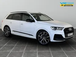 White Used 2022 Audi Q7 Black Edition SUV | £42,895 (Good price)