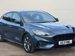 Blue Used 2021 Ford Focus ST-Line Hatchback | £14,900 (Fair price)