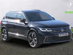 Black Used 2021 VW Tiguan R-line SUV | £22,599 (Fair price)