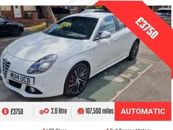 White Used 2014 Alfa Romeo Giulietta Hatchback | £3,751 (Fair price)