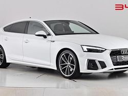 Ibis white Used 2023 Audi A5 Sportback S-Line Hatchback | £26,290 (Good price)