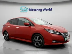 Red Used 2021 Nissan Leaf Tekna Hatchback | £10,300 (Fair price)