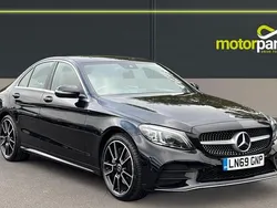 Cosmos black metallic Used 2019 Mercedes C300 AMG Line Premium Sedan | £22,000 (Good price)