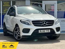 White Used 2016 Mercedes GLE250 AMG line SUV | £18,450 (Fair price)