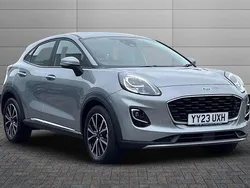 Solar silver Used 2023 Ford Puma Gen-E Titanium Hatchback | £17,930 (Fair price)