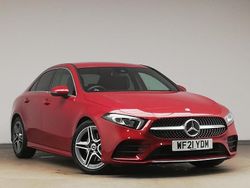 Red Used 2021 Mercedes A220 AMG line Sedan | £21,998 (Fair price)