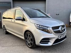 Silver Used 2022 Mercedes V220 AMG line MPV | £59,995 (Expensive)