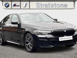 Black Used 2021 BMW 520 M Sport | £28,296 (Fair price)