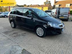 Black Used 2012 Vauxhall Zafira Excite MPV | £2,499 (Expensive)