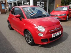 Red Used 2015 Fiat 500 S Hatchback | £5,995 (Fair price)