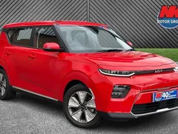 Red New 2024 Kia Soul EV 3 SUV | £19,999 (A bit pricey)