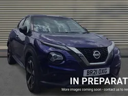 Blue Used 2021 Nissan Juke Tekna SUV | £12,614 (Fair price)