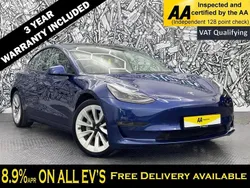 Blue Used 2020 Tesla Model 3 Long Range Sedan | £18,295 (Fair price)