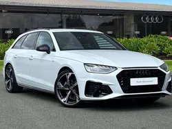 White Used 2024 Audi A4 Black Edition Estate | £31,650 (A bit pricey)