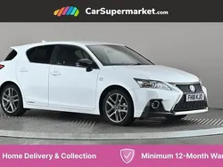 White Used 2018 Lexus CT200h Sport Line Hatchback | £14,597 (Fair price)