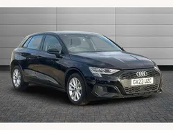 Brilliant black Used 2023 Audi A3 Hatchback | £18,695 (Fair price)