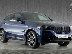 Blue Used 2022 BMW X4 M Sport SUV | £37,499 (Fair price)