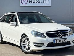 White Used 2014 Mercedes C250 Sport Edition Estate | £11,590 (Fair price)