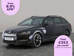 Black Used 2021 Skoda Superb SportlinePlus Estate | £21,338 (Good price)